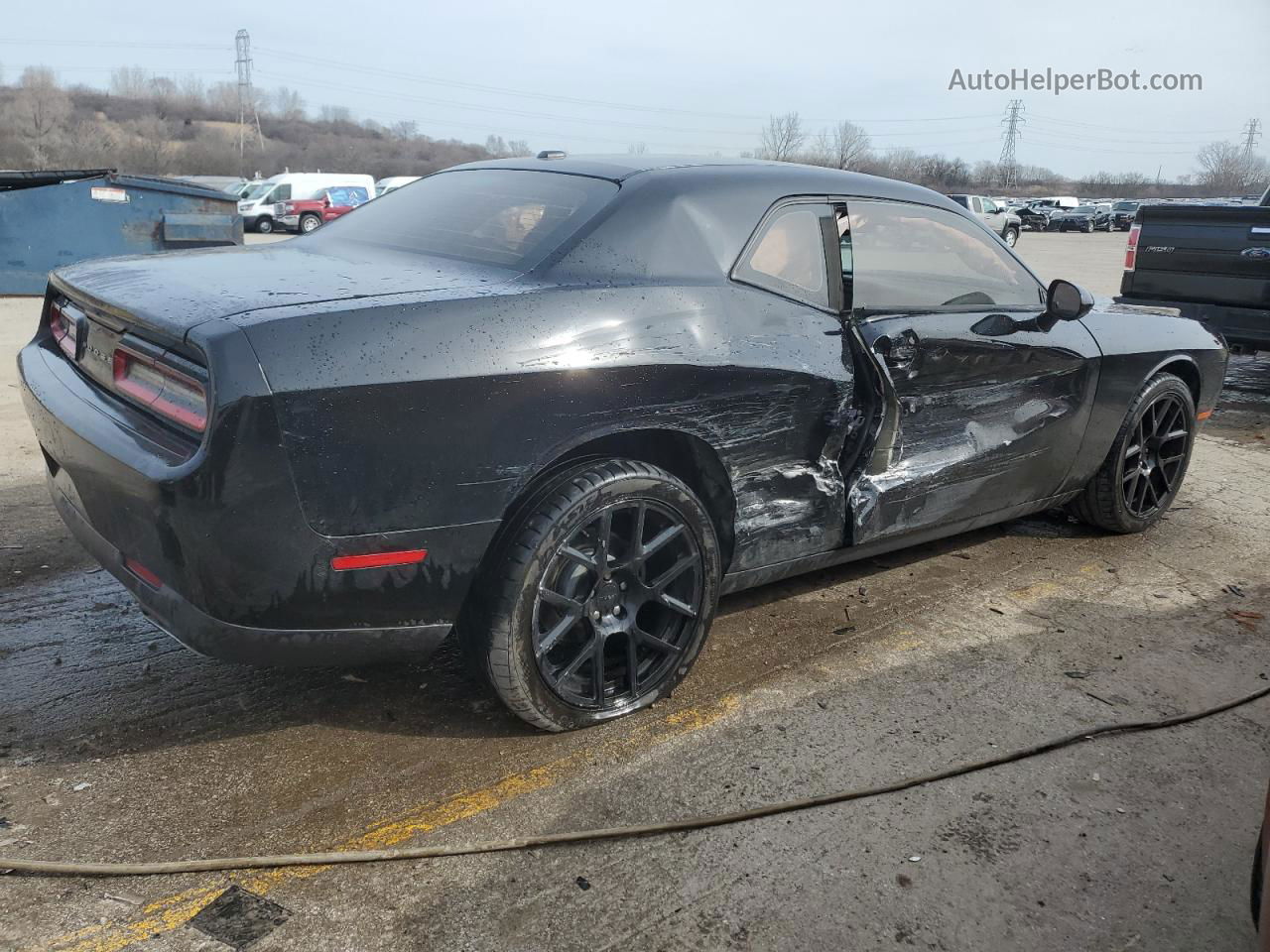 2015 Dodge Challenger Sxt Black vin: 2C3CDZAGXFH702823