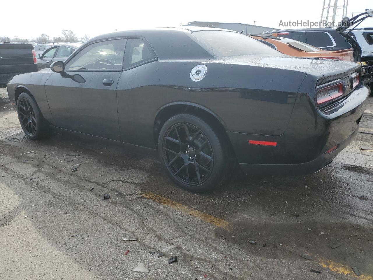 2015 Dodge Challenger Sxt Черный vin: 2C3CDZAGXFH702823