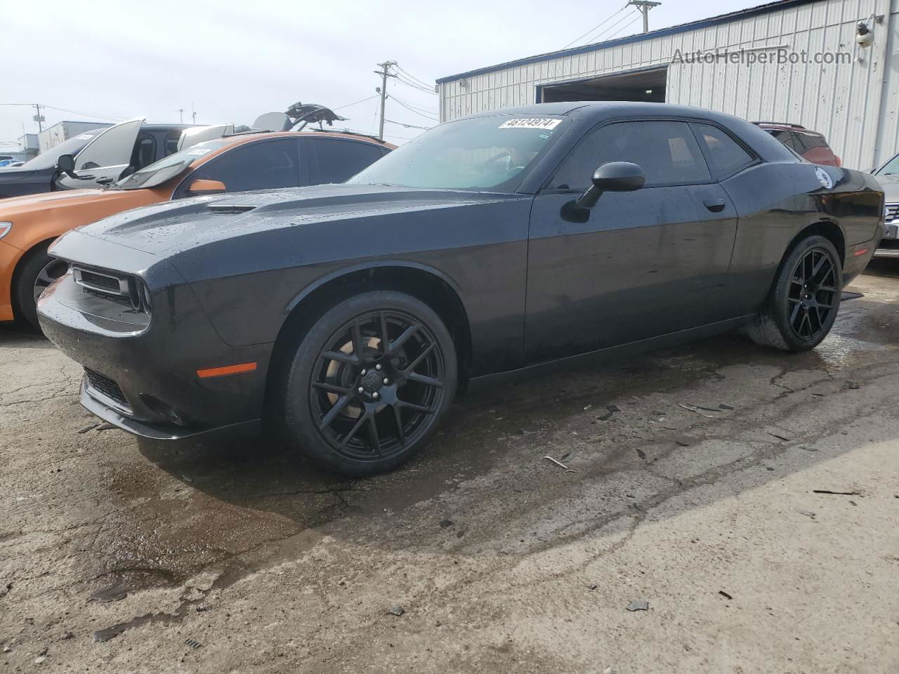 2015 Dodge Challenger Sxt Black vin: 2C3CDZAGXFH702823