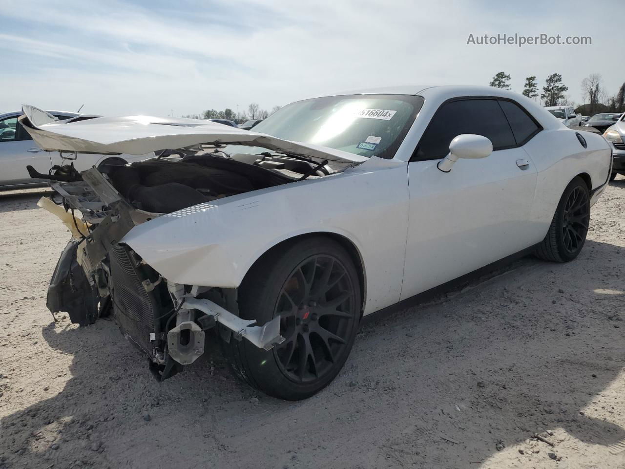 2015 Dodge Challenger Sxt White vin: 2C3CDZAGXFH704295