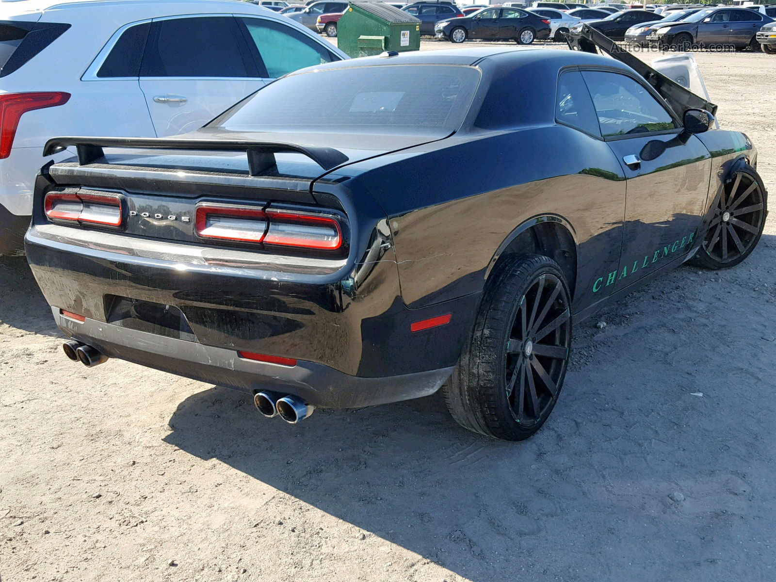 2015 Dodge Challenger Sxt Black vin: 2C3CDZAGXFH720111