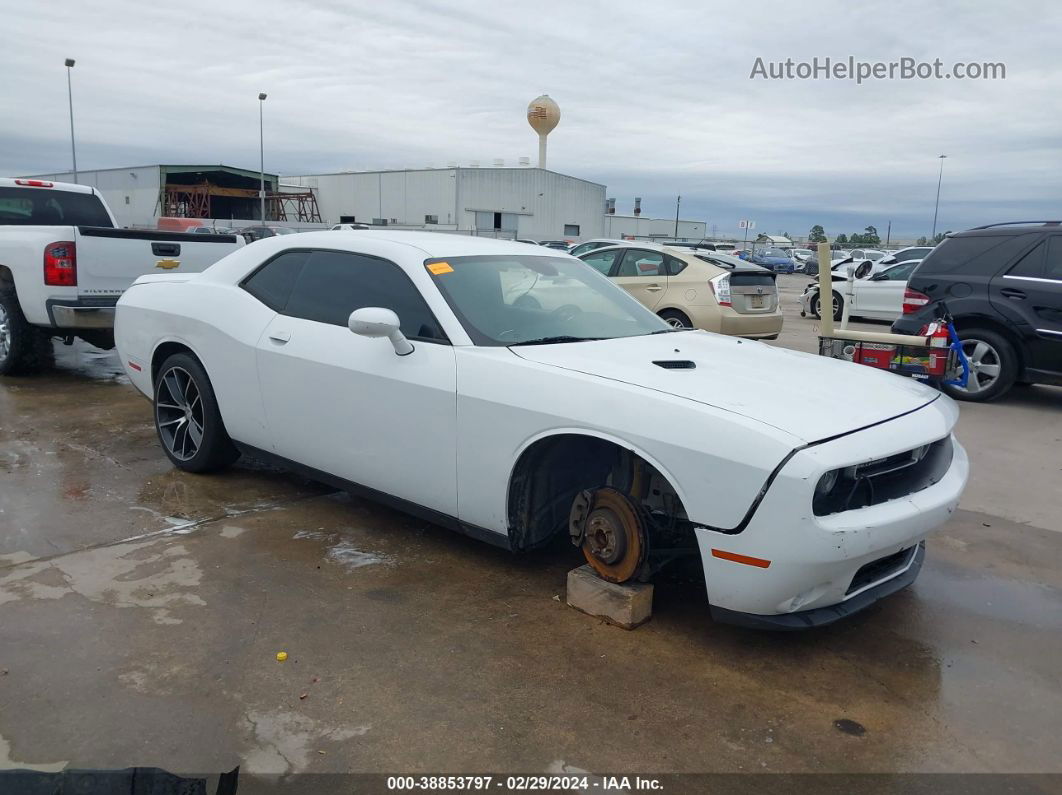 2015 Dodge Challenger Sxt Белый vin: 2C3CDZAGXFH723039