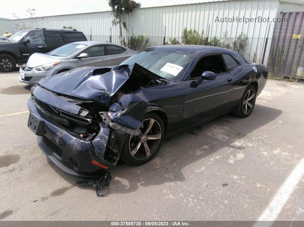 2015 Dodge Challenger Sxt Blue vin: 2C3CDZAGXFH723882