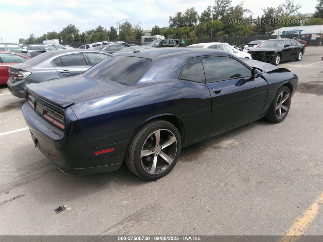 2015 Dodge Challenger Sxt Blue vin: 2C3CDZAGXFH723882