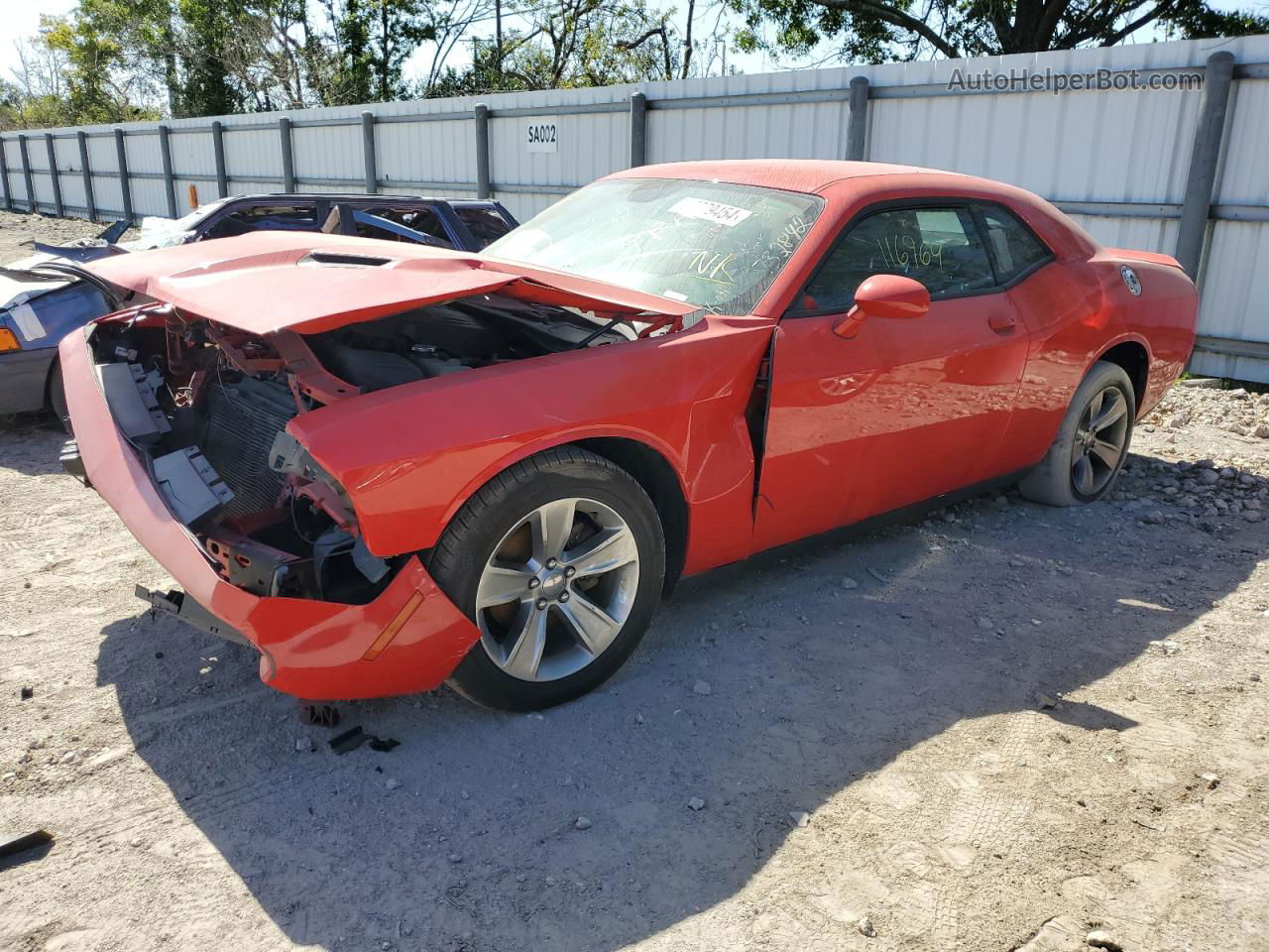 2015 Dodge Challenger Sxt Red vin: 2C3CDZAGXFH732842