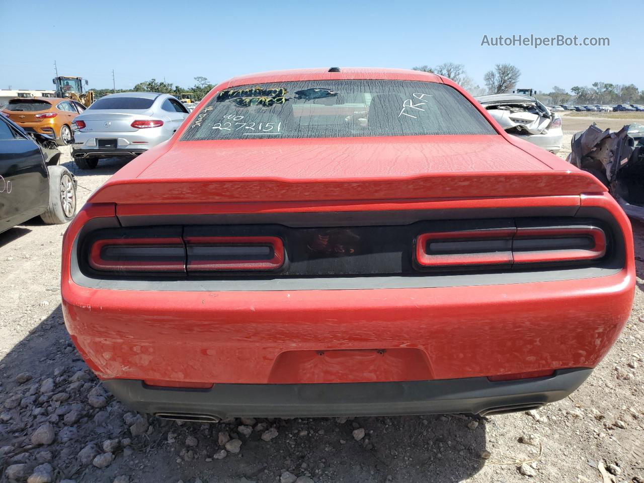 2015 Dodge Challenger Sxt Red vin: 2C3CDZAGXFH732842