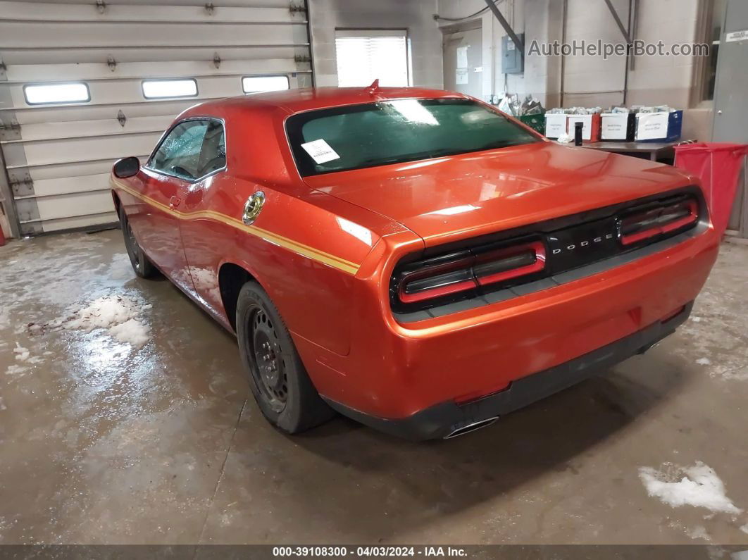 2015 Dodge Challenger Sxt Оранжевый vin: 2C3CDZAGXFH774976