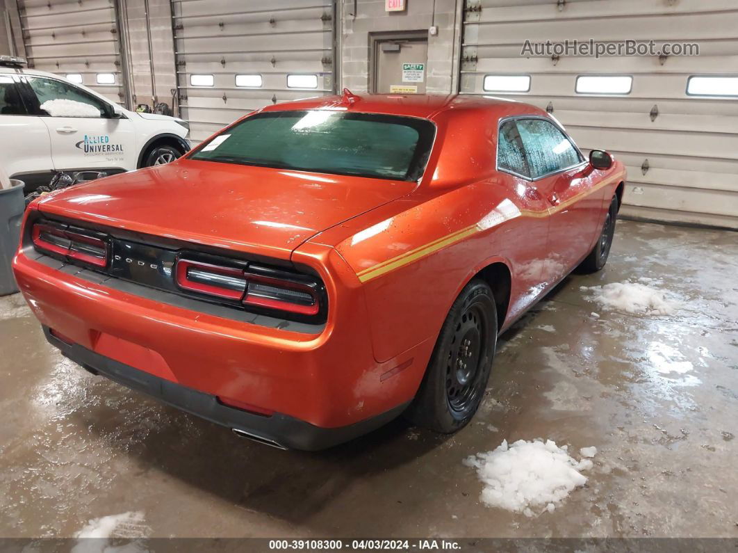 2015 Dodge Challenger Sxt Orange vin: 2C3CDZAGXFH774976