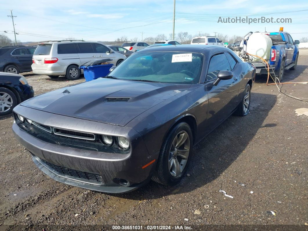 2015 Dodge Challenger Sxt Or R/t Gray vin: 2C3CDZAGXFH912080