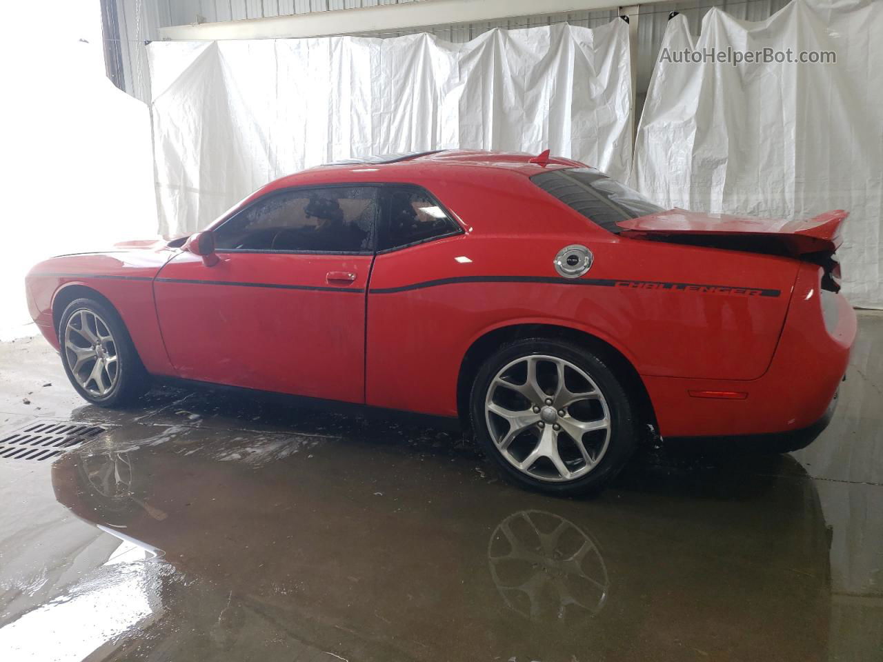 2016 Dodge Challenger Sxt Red vin: 2C3CDZAGXGH101221