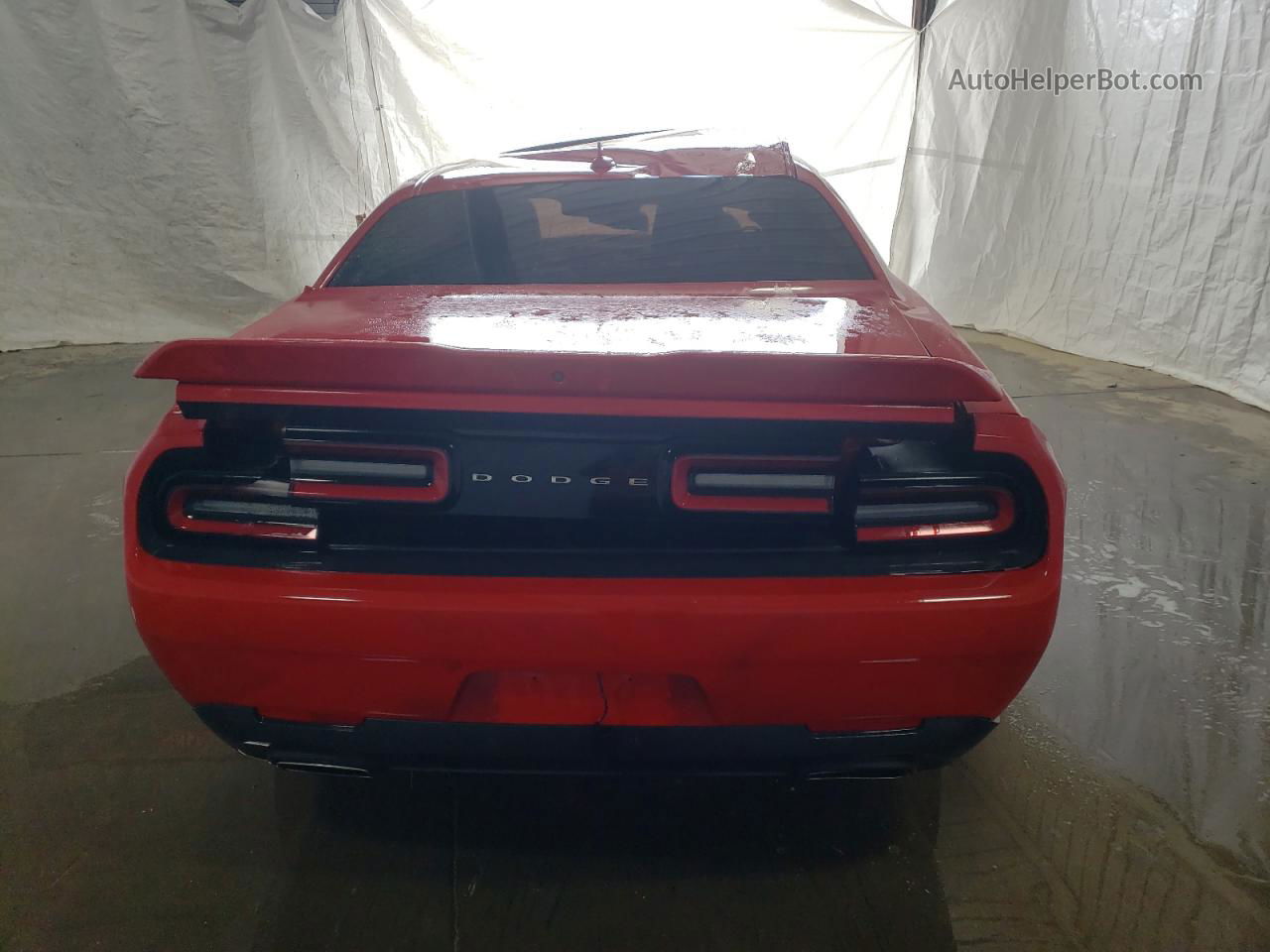 2016 Dodge Challenger Sxt Red vin: 2C3CDZAGXGH101221