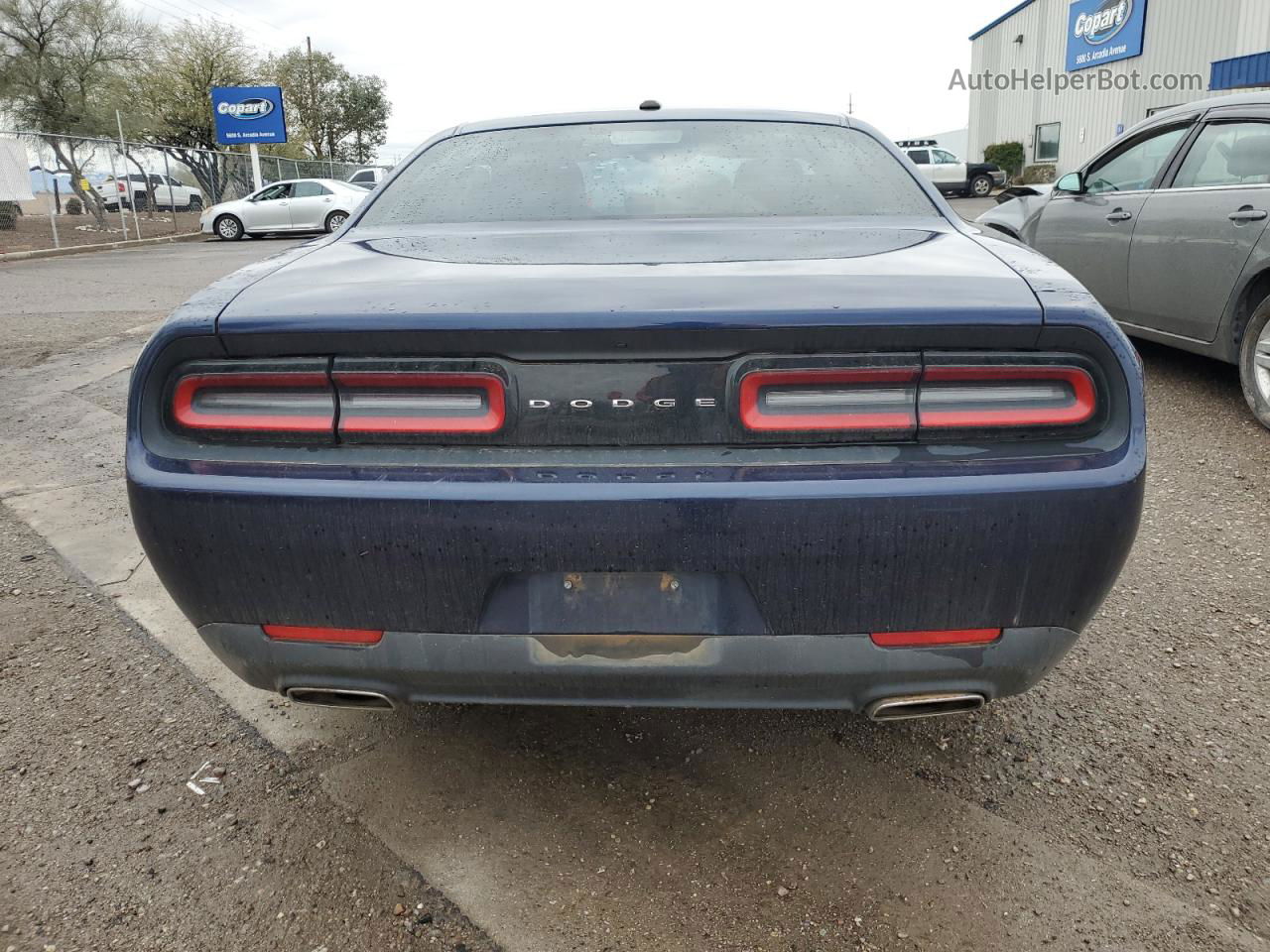 2016 Dodge Challenger Sxt Blue vin: 2C3CDZAGXGH129312