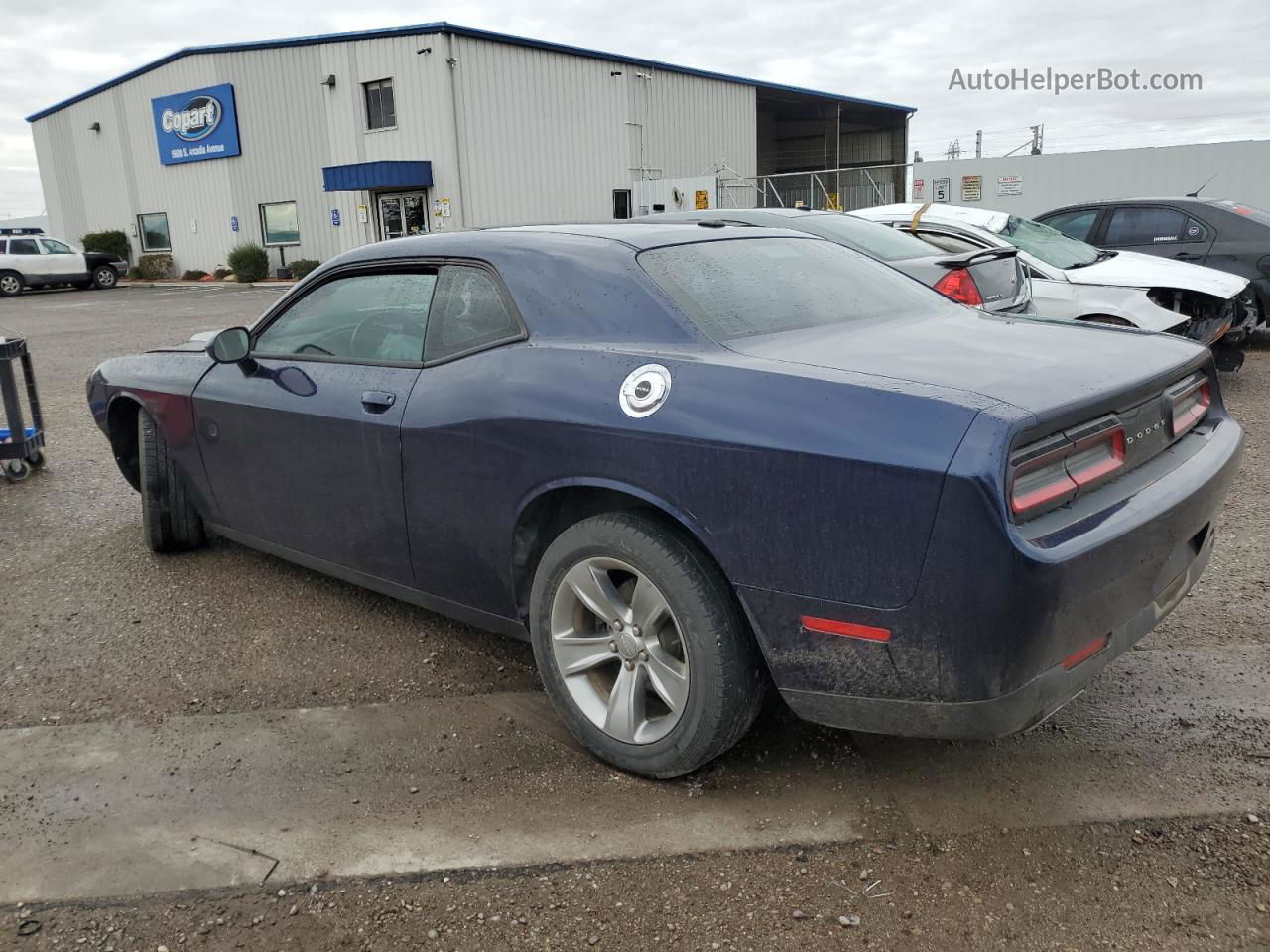 2016 Dodge Challenger Sxt Blue vin: 2C3CDZAGXGH129312