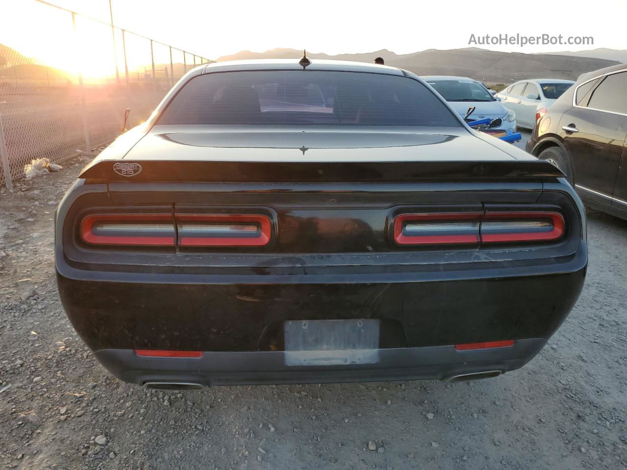 2016 Dodge Challenger Sxt Black vin: 2C3CDZAGXGH145817