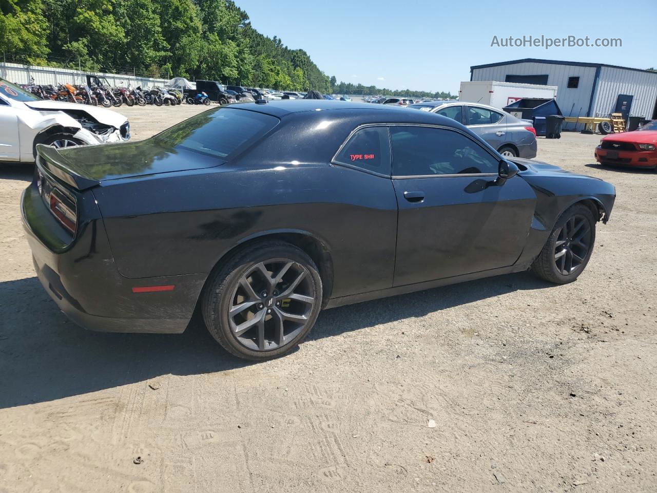 2016 Dodge Challenger Sxt Black vin: 2C3CDZAGXGH148877