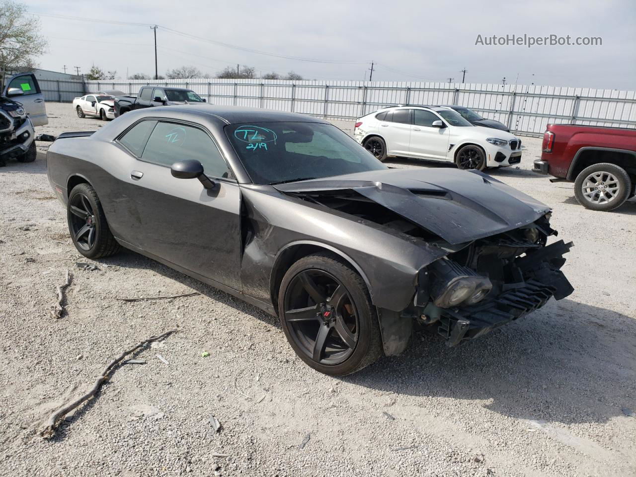 2016 Dodge Challenger Sxt Черный vin: 2C3CDZAGXGH202338