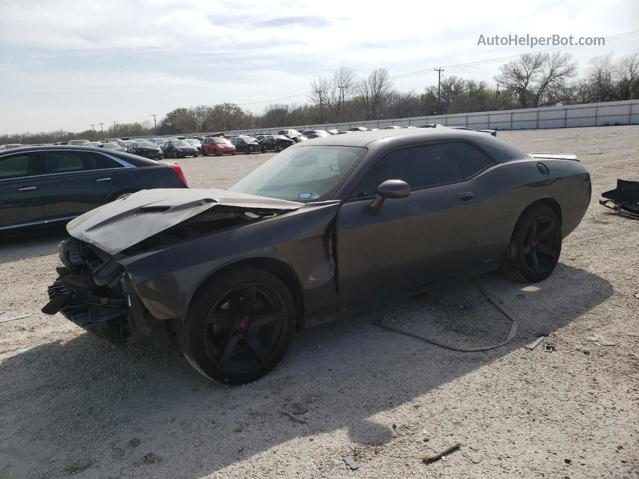 2016 Dodge Challenger Sxt Черный vin: 2C3CDZAGXGH202338