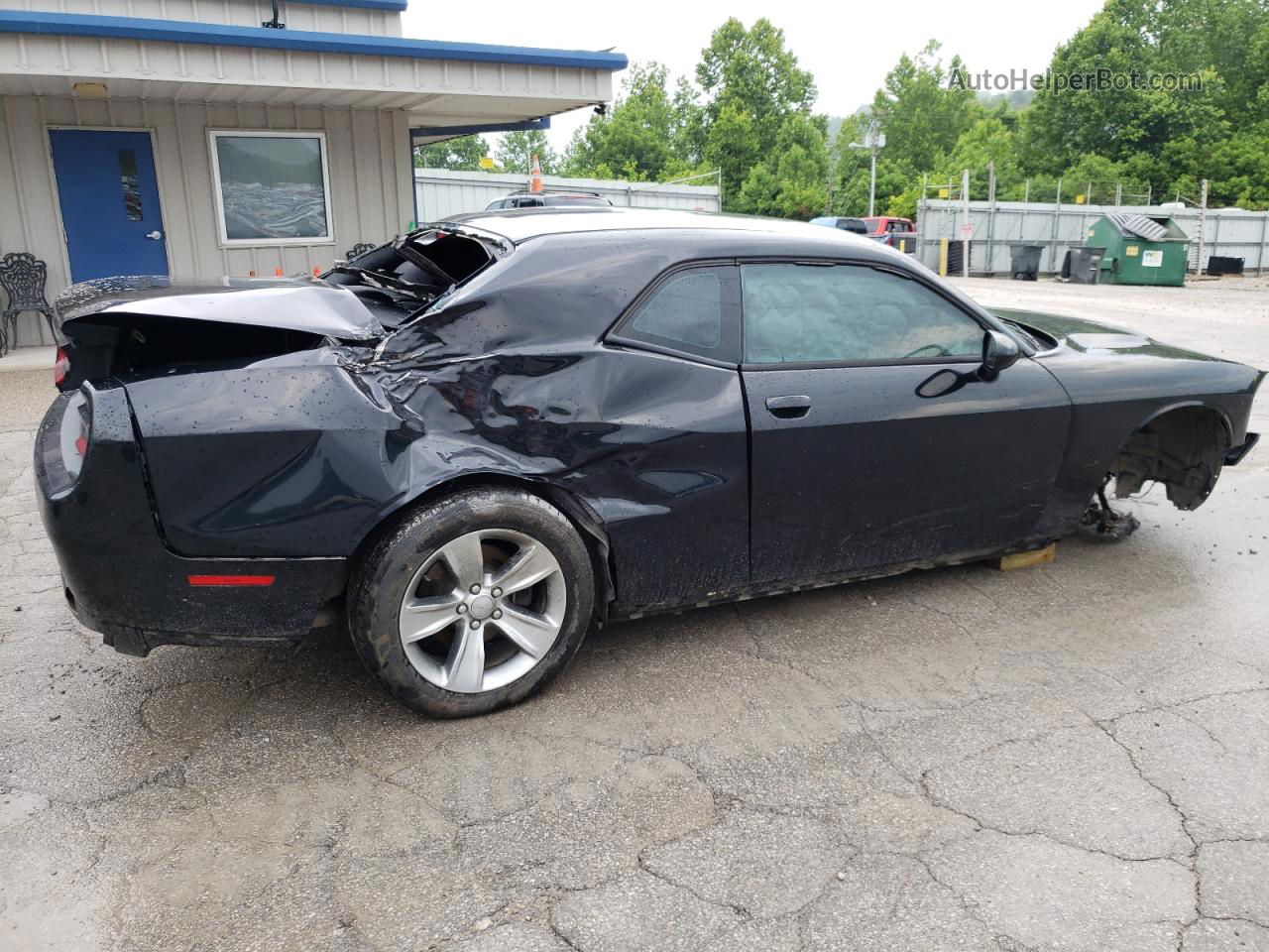 2016 Dodge Challenger Sxt Черный vin: 2C3CDZAGXGH226008