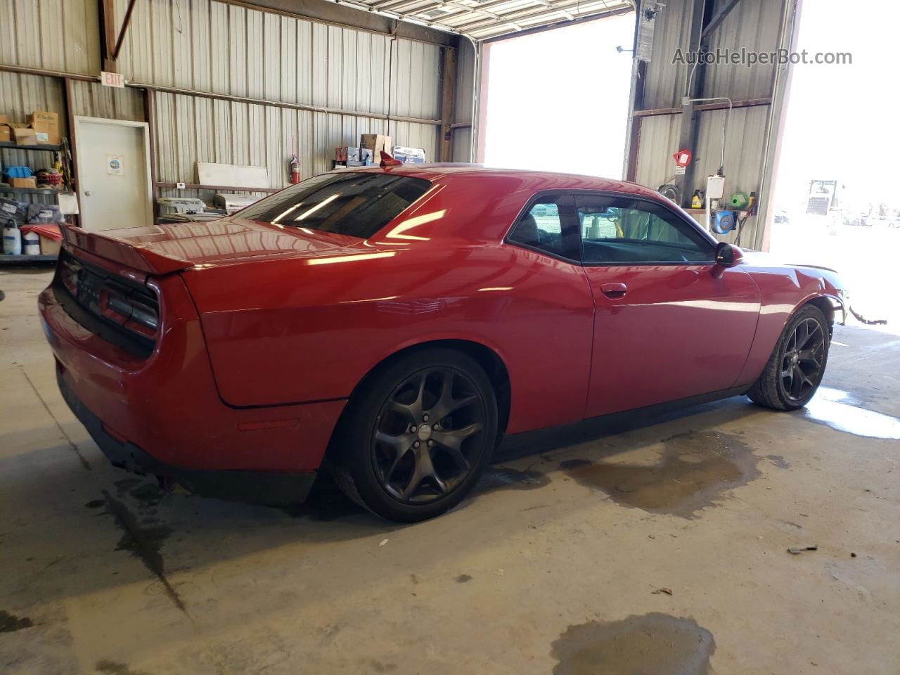 2016 Dodge Challenger Sxt Red vin: 2C3CDZAGXGH249742