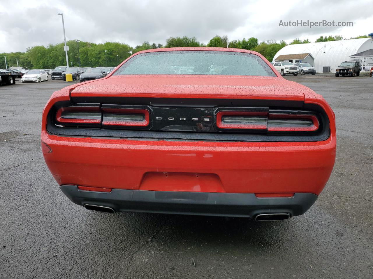 2016 Dodge Challenger Sxt Red vin: 2C3CDZAGXGH250129