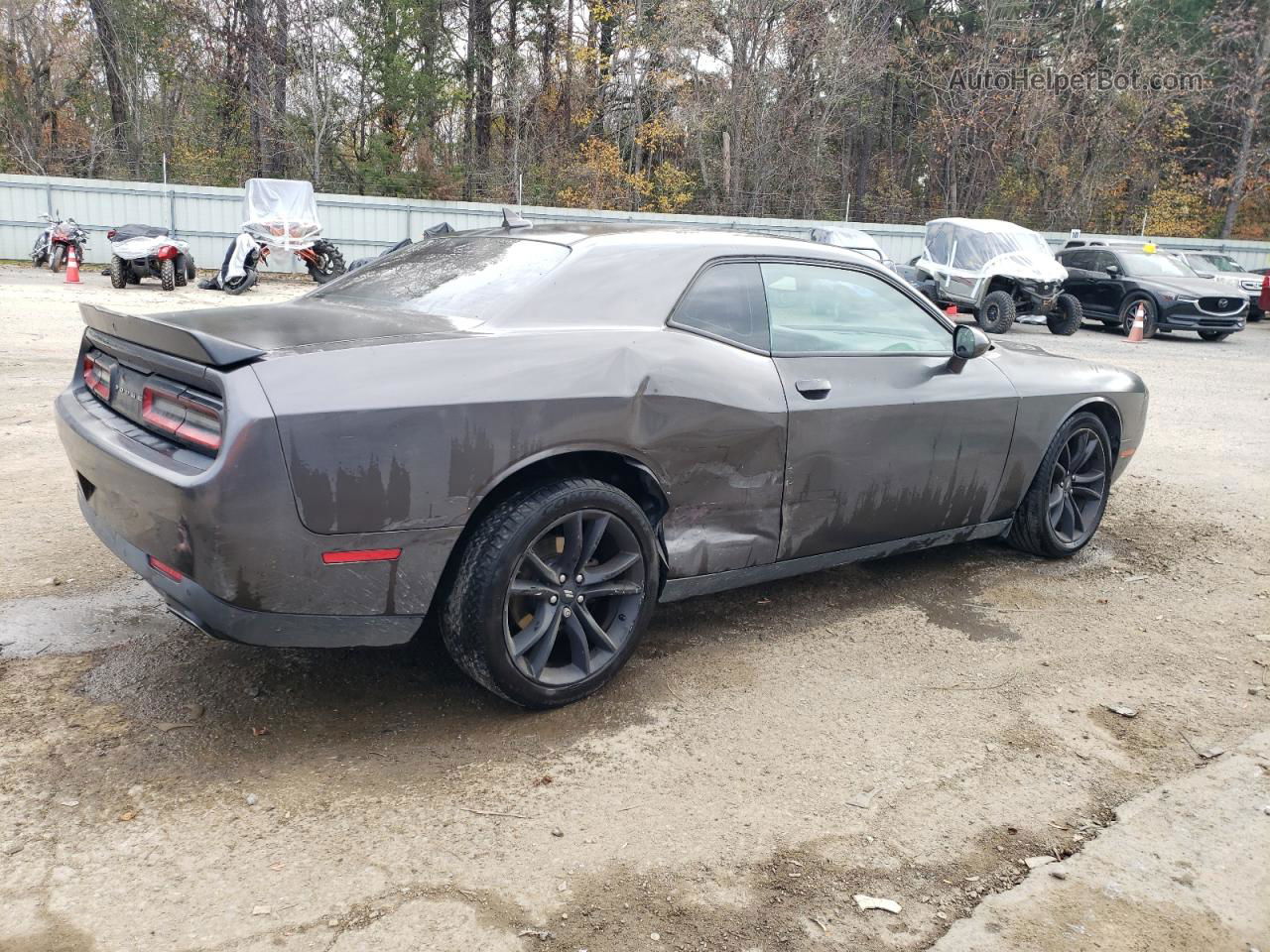 2017 Dodge Challenger Sxt Gray vin: 2C3CDZAGXHH532398