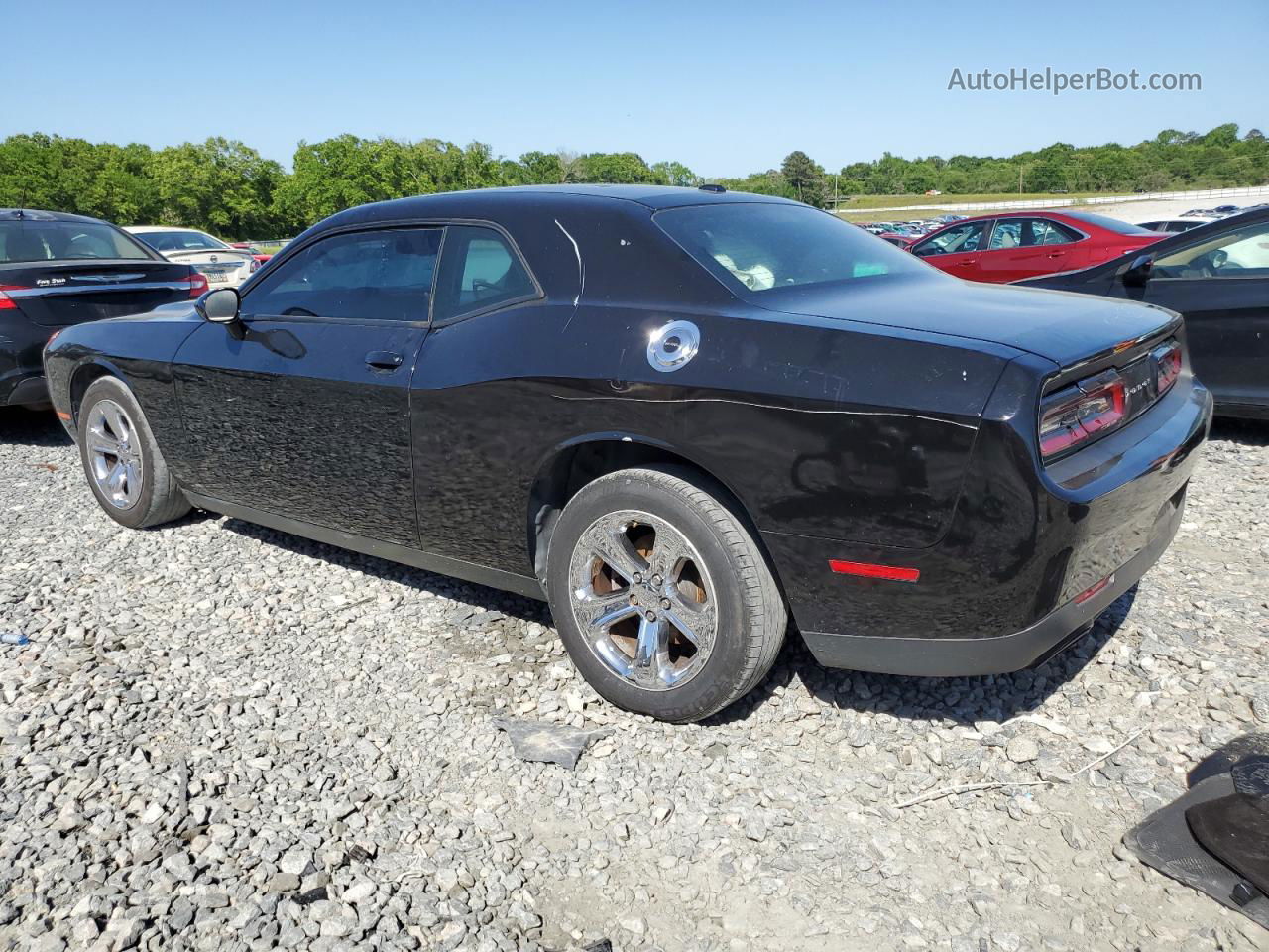 2017 Dodge Challenger Sxt Black vin: 2C3CDZAGXHH550903