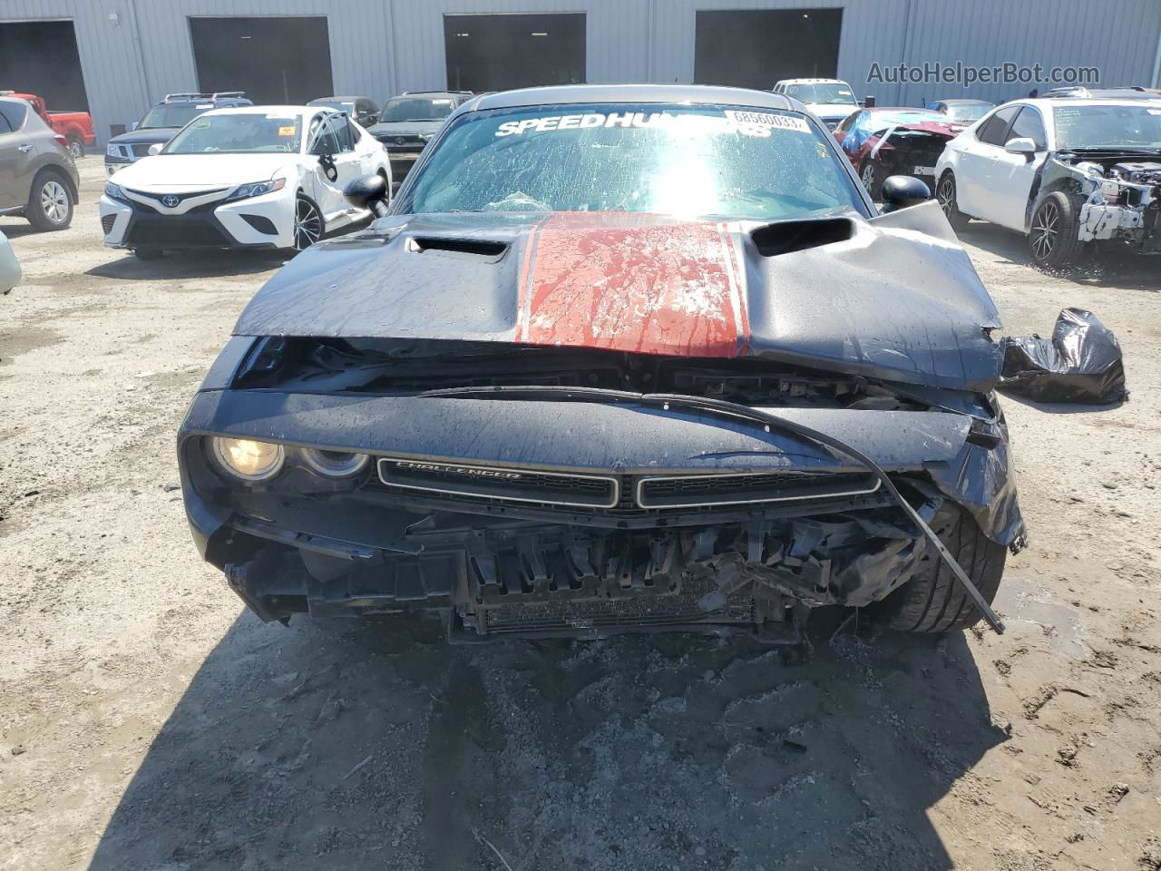 2017 Dodge Challenger Sxt Gray vin: 2C3CDZAGXHH568706