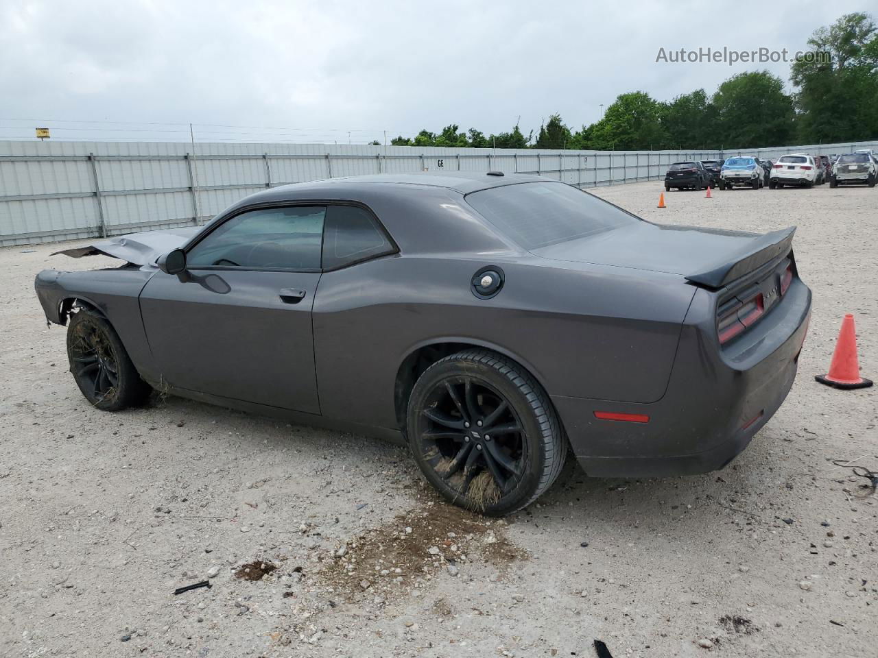 2017 Dodge Challenger Sxt Gray vin: 2C3CDZAGXHH613658