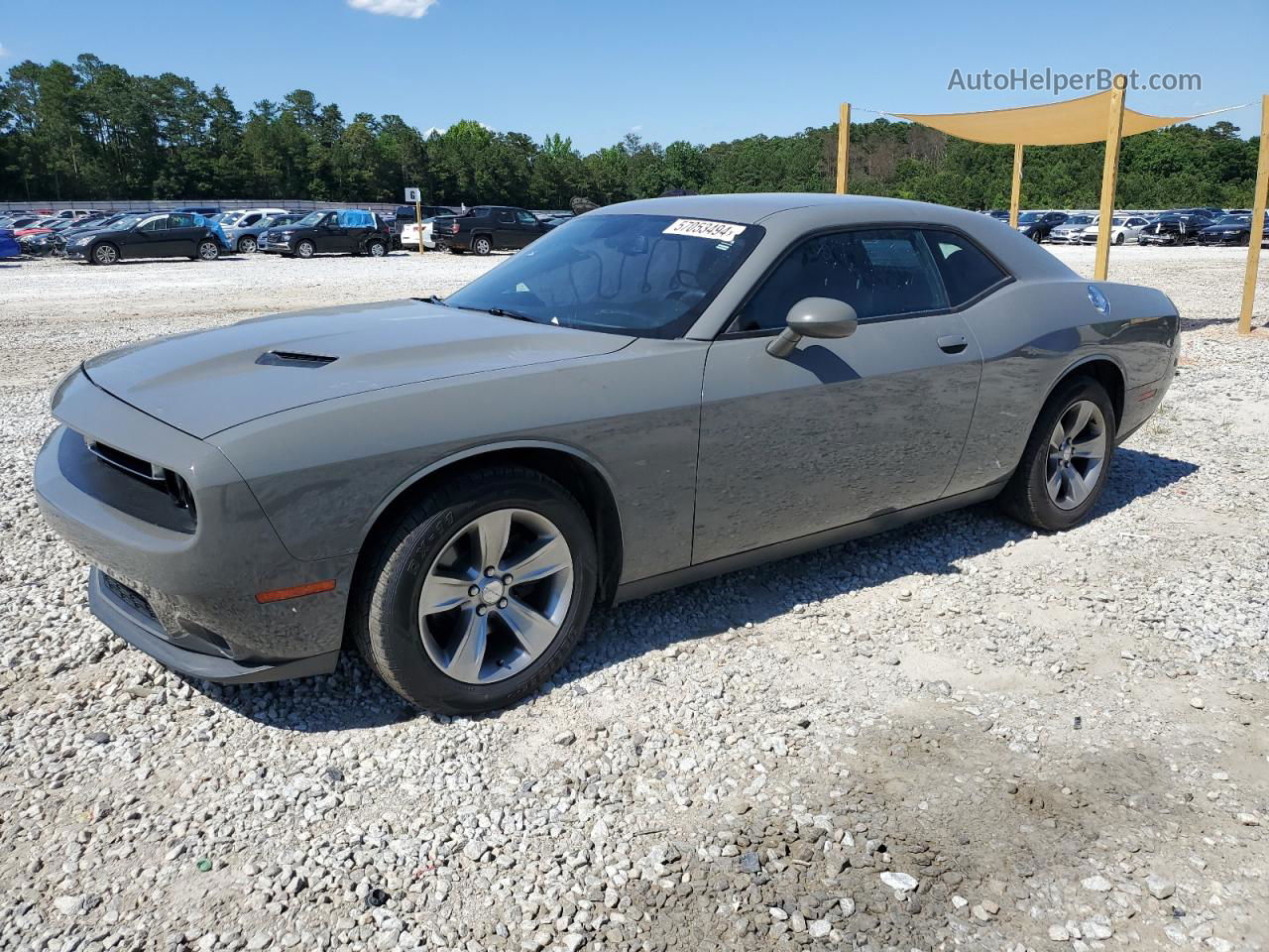 2017 Dodge Challenger Sxt Gray vin: 2C3CDZAGXHH624529