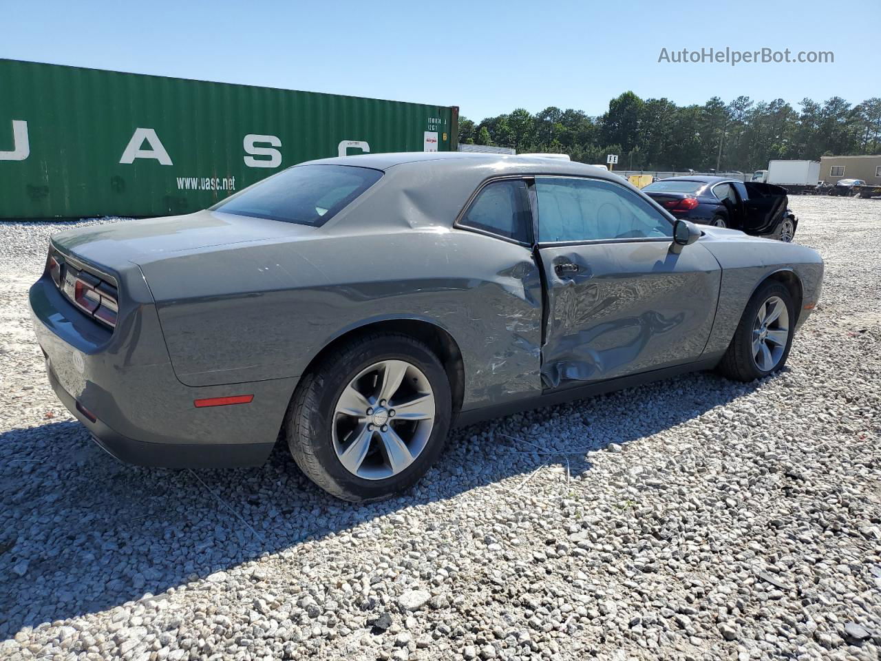 2017 Dodge Challenger Sxt Серый vin: 2C3CDZAGXHH624529