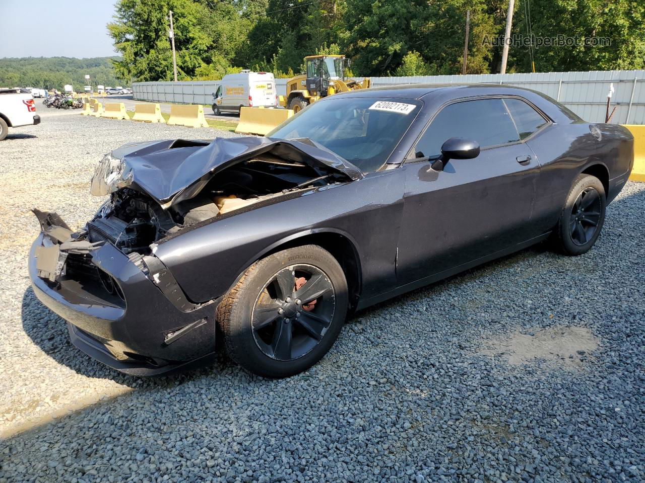 2017 Dodge Challenger Sxt Gray vin: 2C3CDZAGXHH624773