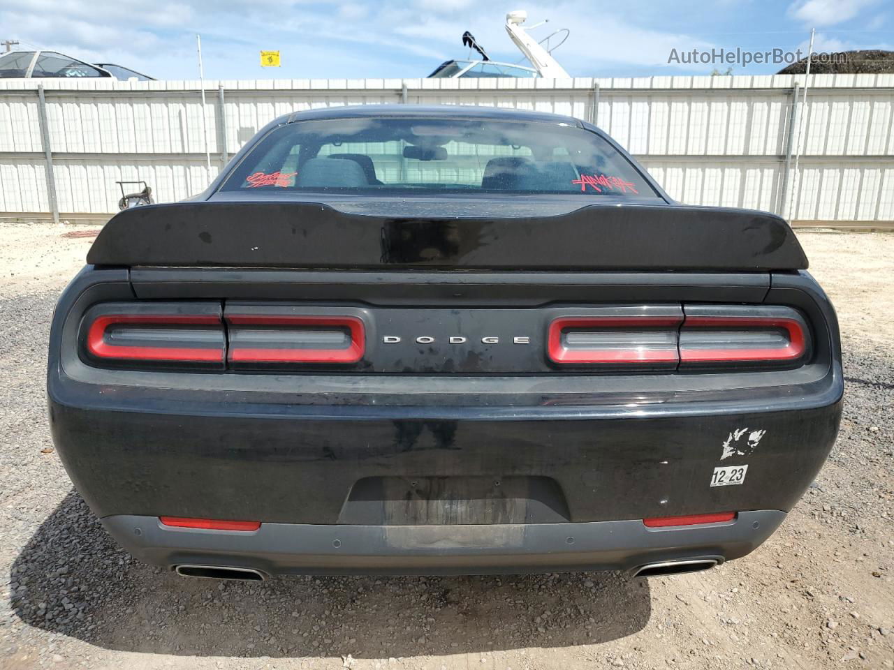 2017 Dodge Challenger Sxt Черный vin: 2C3CDZAGXHH633229