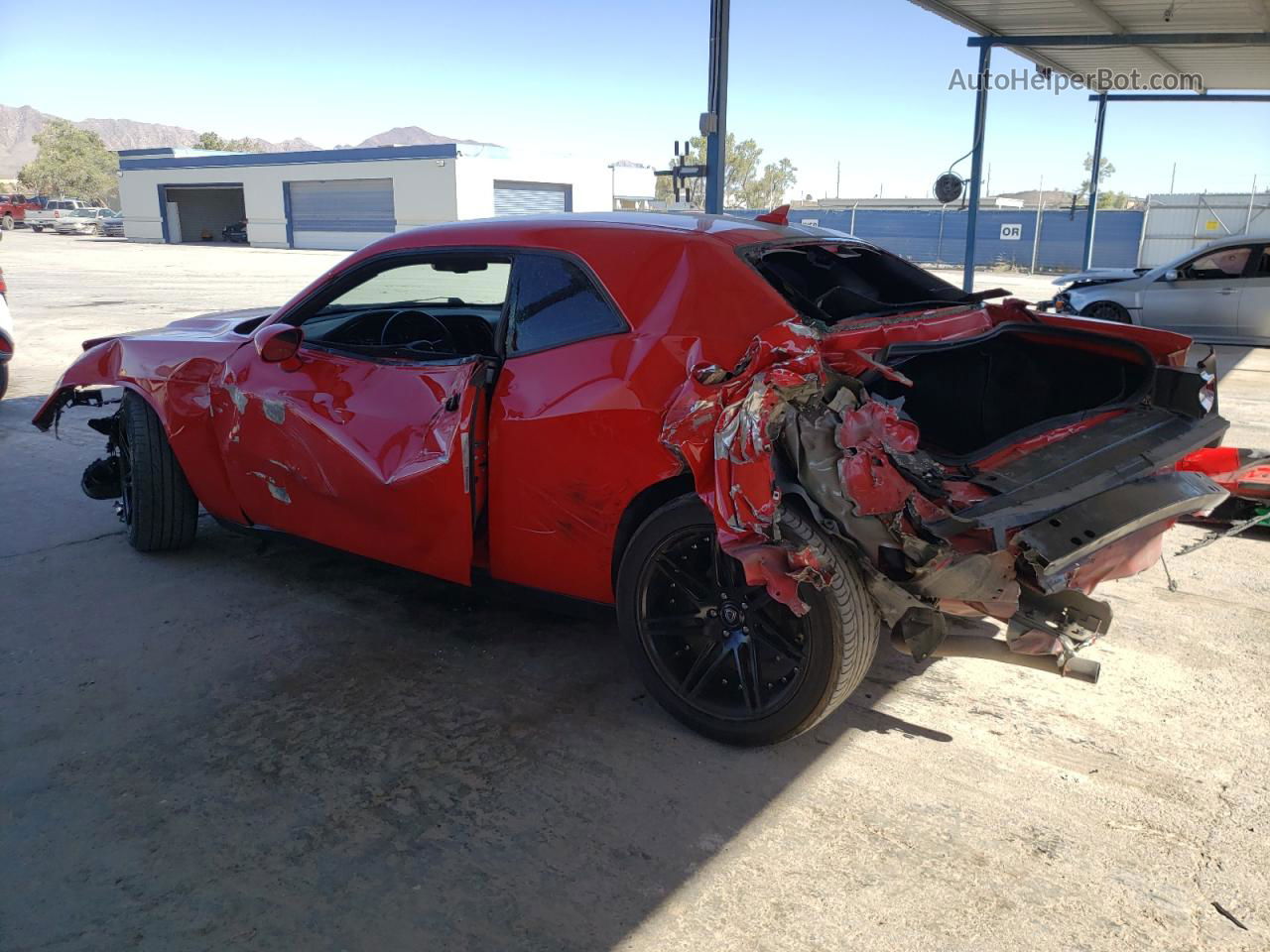 2018 Dodge Challenger Sxt Red vin: 2C3CDZAGXJH116258