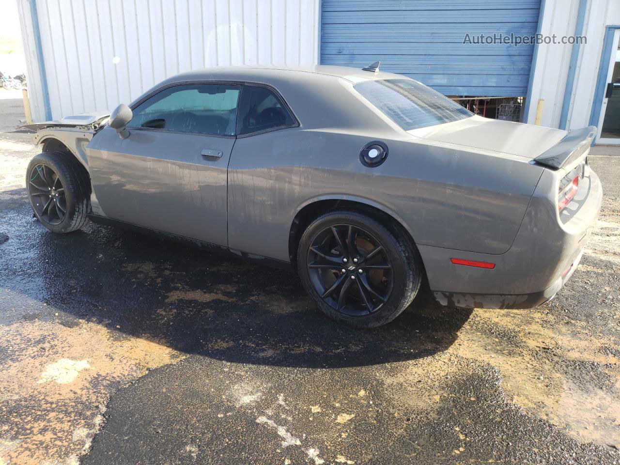 2018 Dodge Challenger Sxt Gray vin: 2C3CDZAGXJH132881