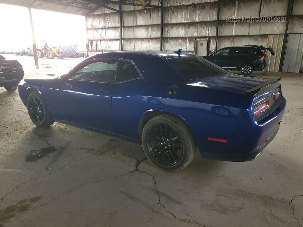 2018 Dodge Challenger Sxt Blue vin: 2C3CDZAGXJH182941