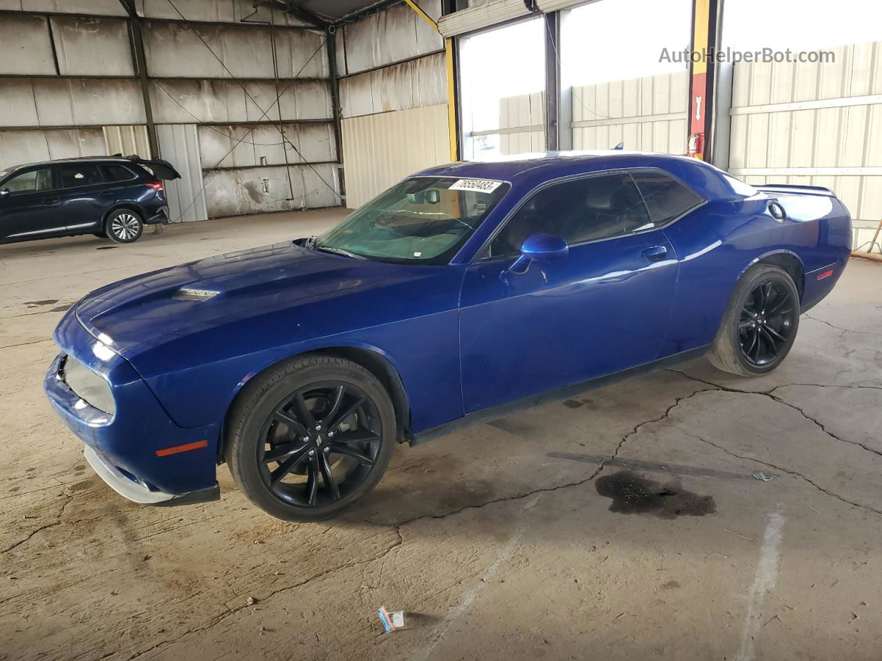 2018 Dodge Challenger Sxt Blue vin: 2C3CDZAGXJH182941