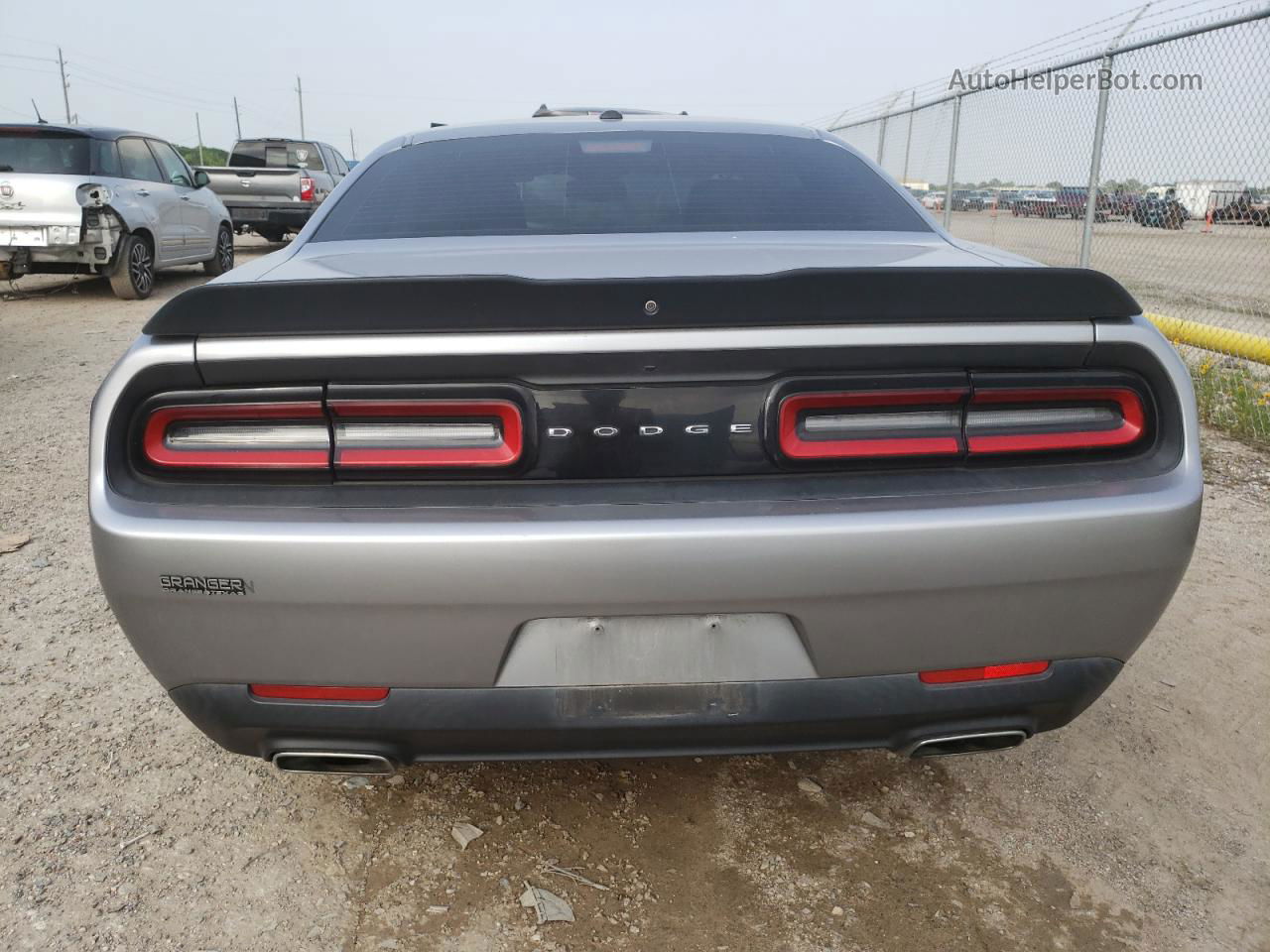 2018 Dodge Challenger Sxt Silver vin: 2C3CDZAGXJH204632