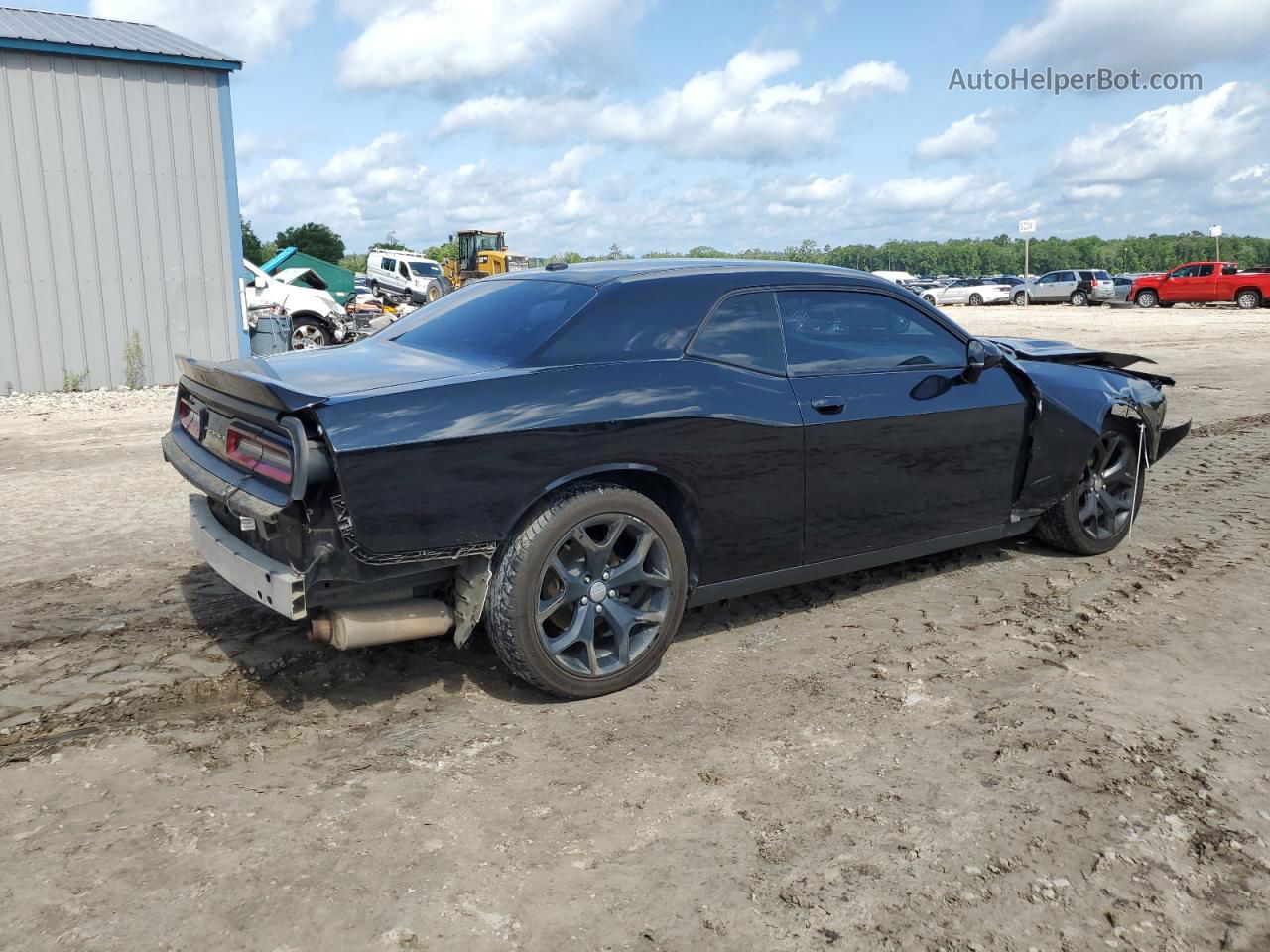 2018 Dodge Challenger Sxt Black vin: 2C3CDZAGXJH245309