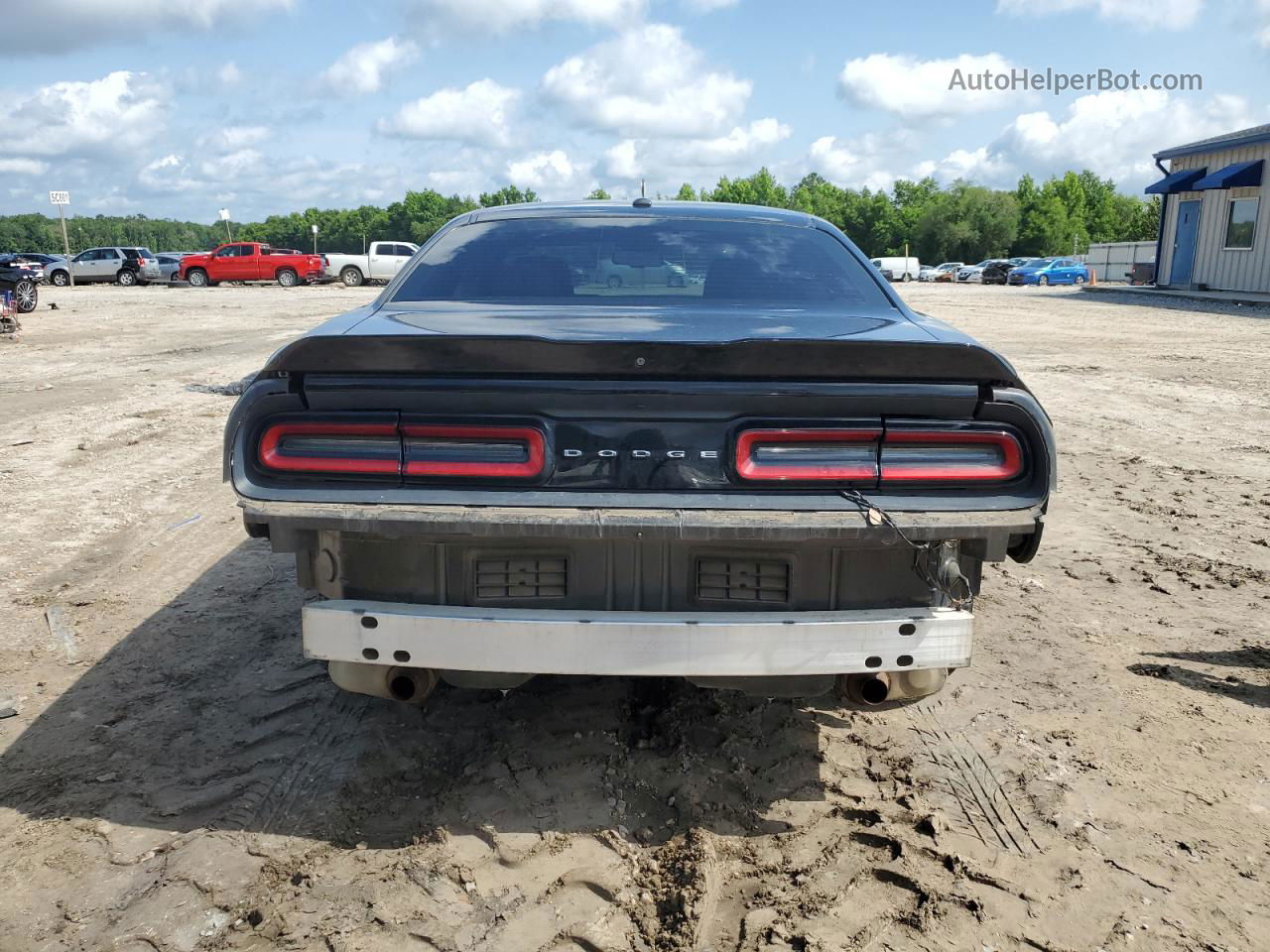 2018 Dodge Challenger Sxt Black vin: 2C3CDZAGXJH245309