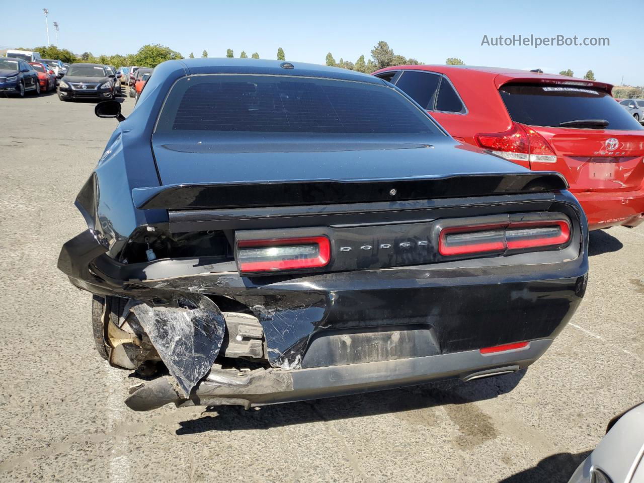 2018 Dodge Challenger Sxt Black vin: 2C3CDZAGXJH245715