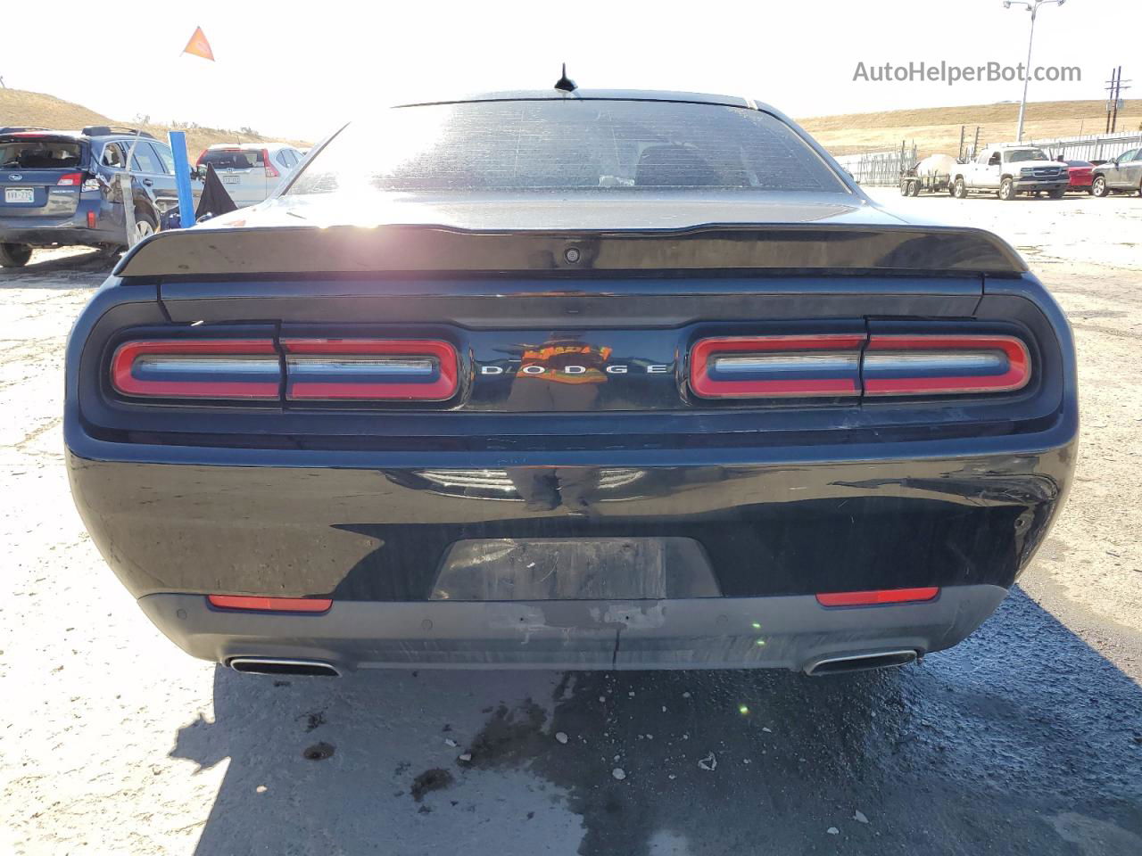 2018 Dodge Challenger Sxt Black vin: 2C3CDZAGXJH258898