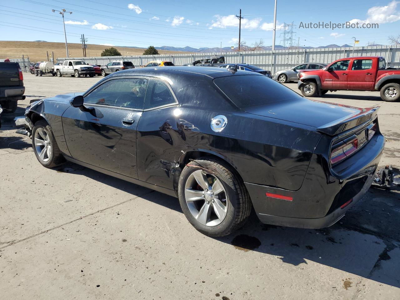 2018 Dodge Challenger Sxt Black vin: 2C3CDZAGXJH258898