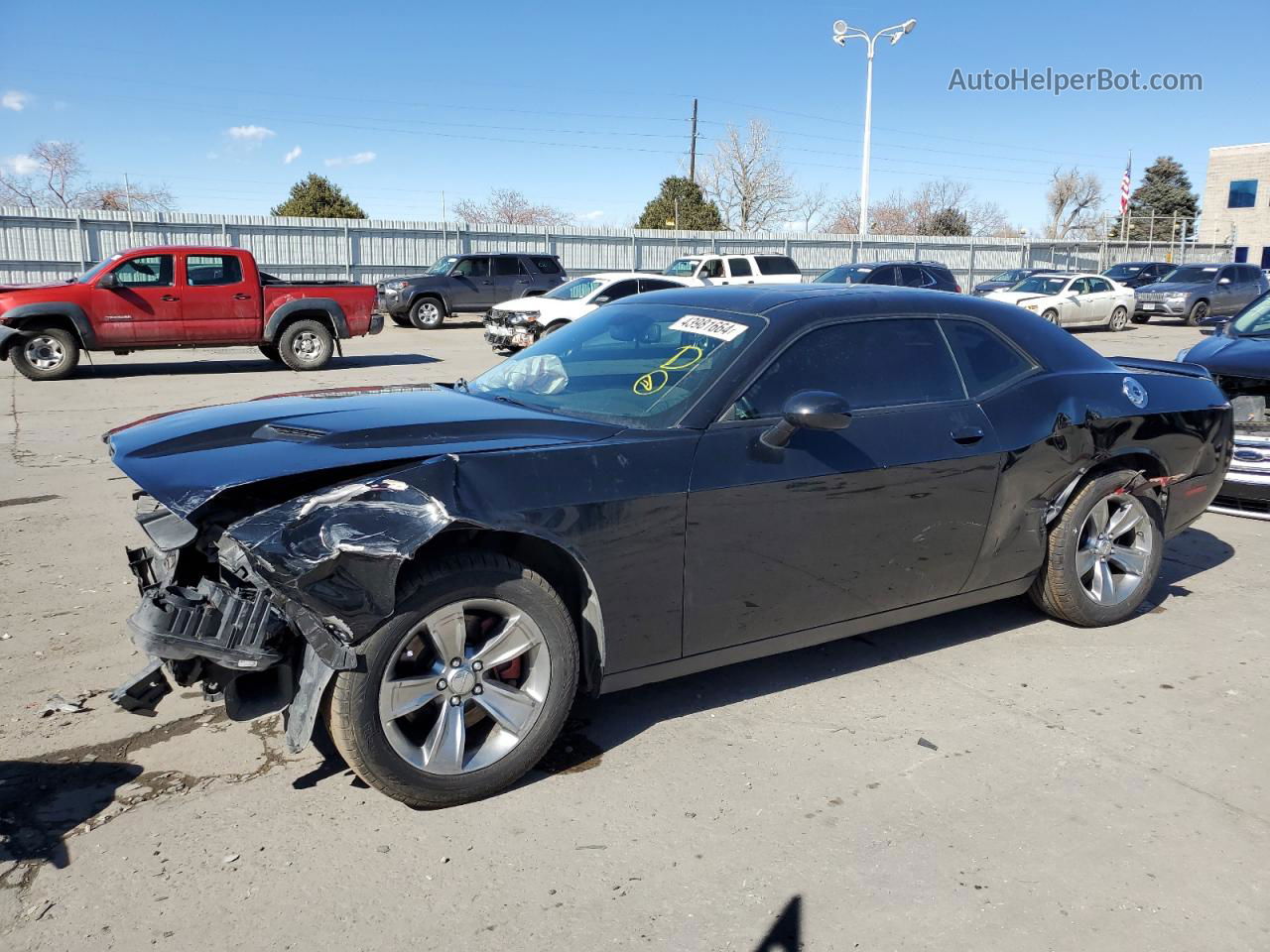 2018 Dodge Challenger Sxt Black vin: 2C3CDZAGXJH258898