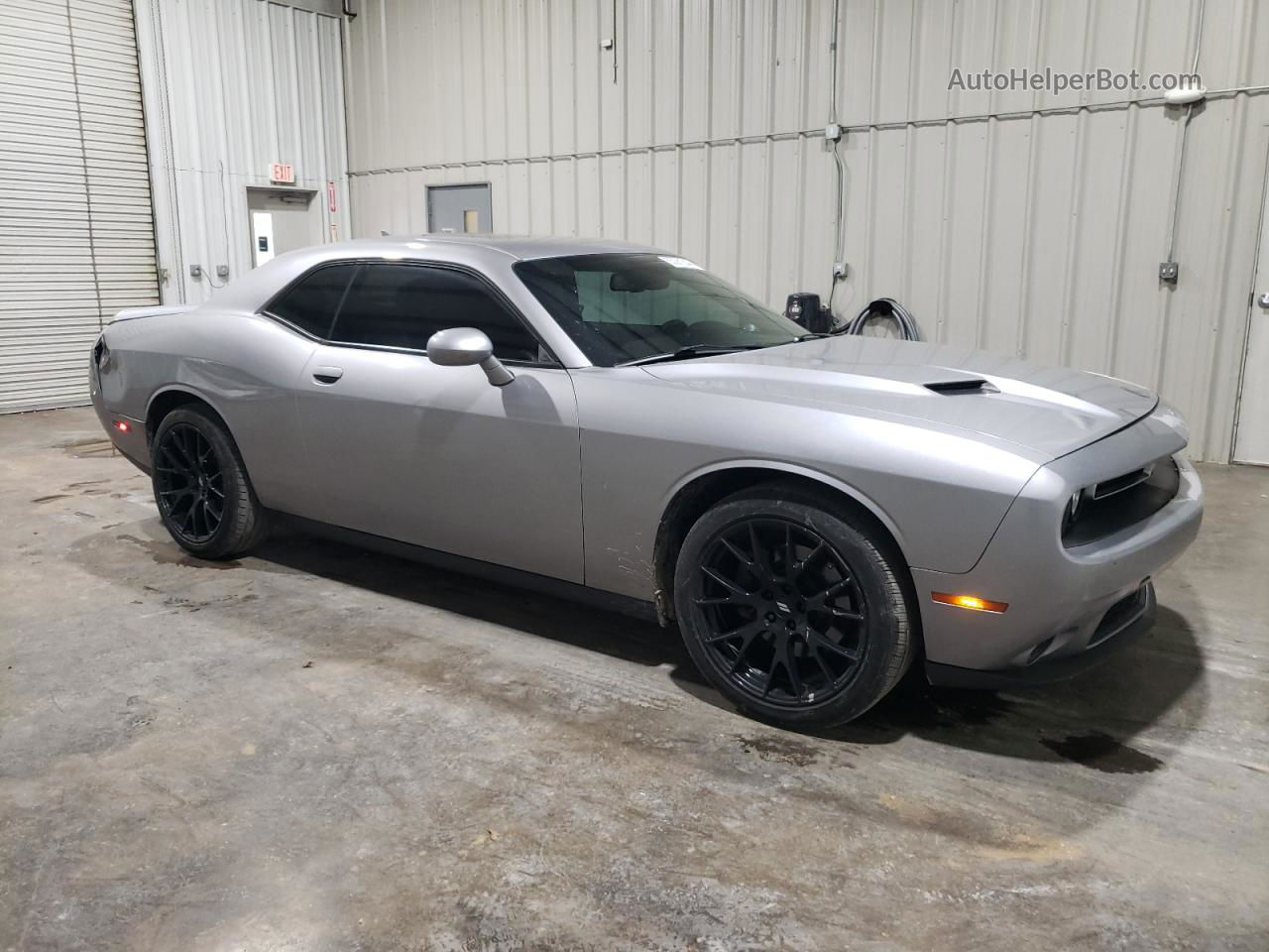 2018 Dodge Challenger Sxt Silver vin: 2C3CDZAGXJH259386