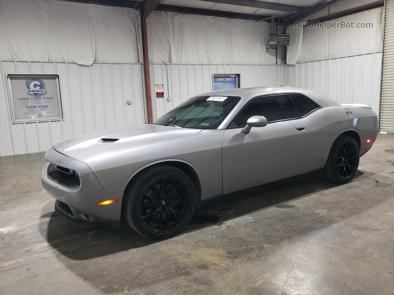 2018 Dodge Challenger Sxt Silver vin: 2C3CDZAGXJH259386