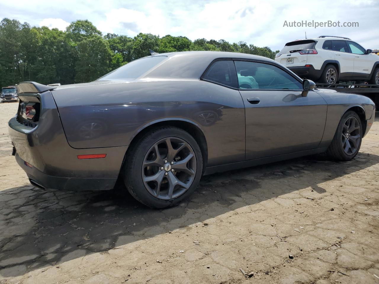 2018 Dodge Challenger Sxt Угольный vin: 2C3CDZAGXJH271456