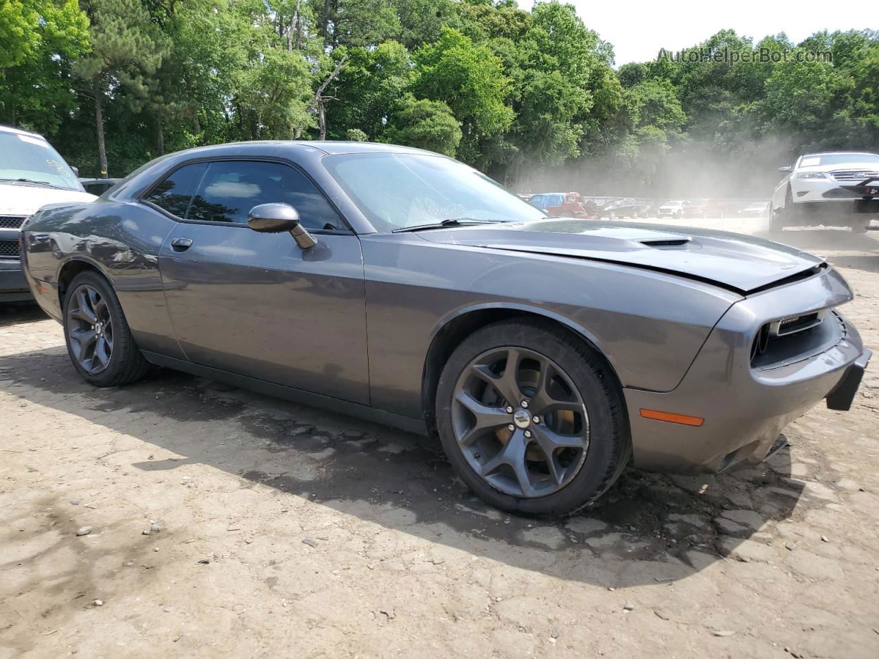 2018 Dodge Challenger Sxt Угольный vin: 2C3CDZAGXJH271456