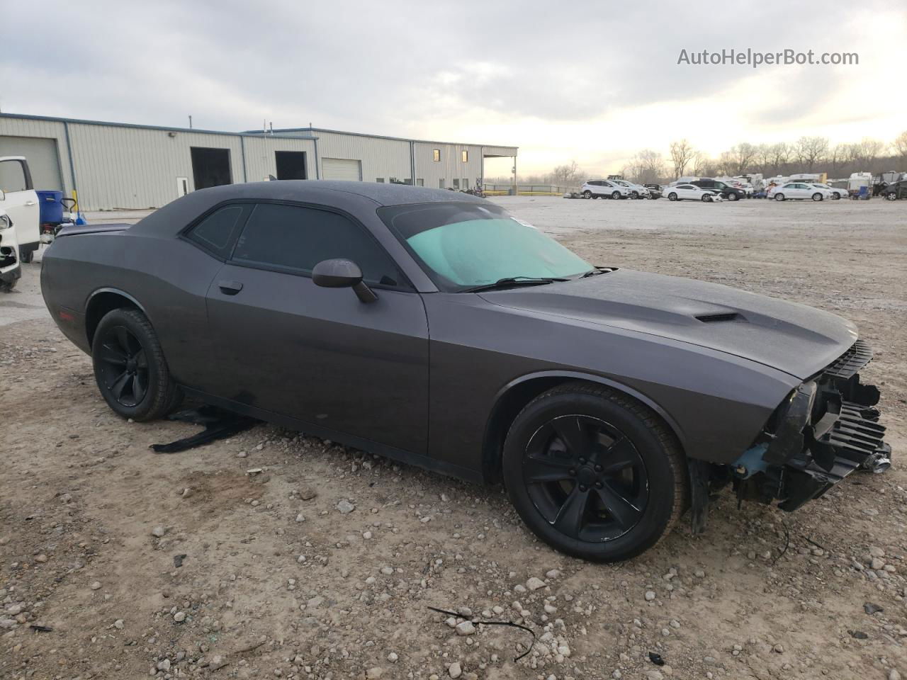 2018 Dodge Challenger Sxt Gray vin: 2C3CDZAGXJH310417