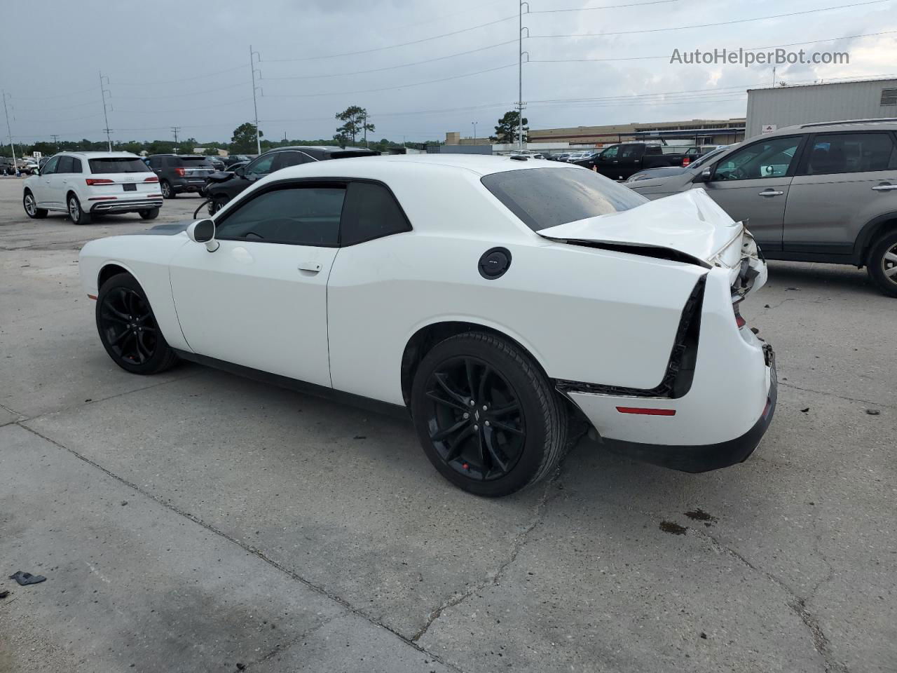 2018 Dodge Challenger Sxt White vin: 2C3CDZAGXJH311454