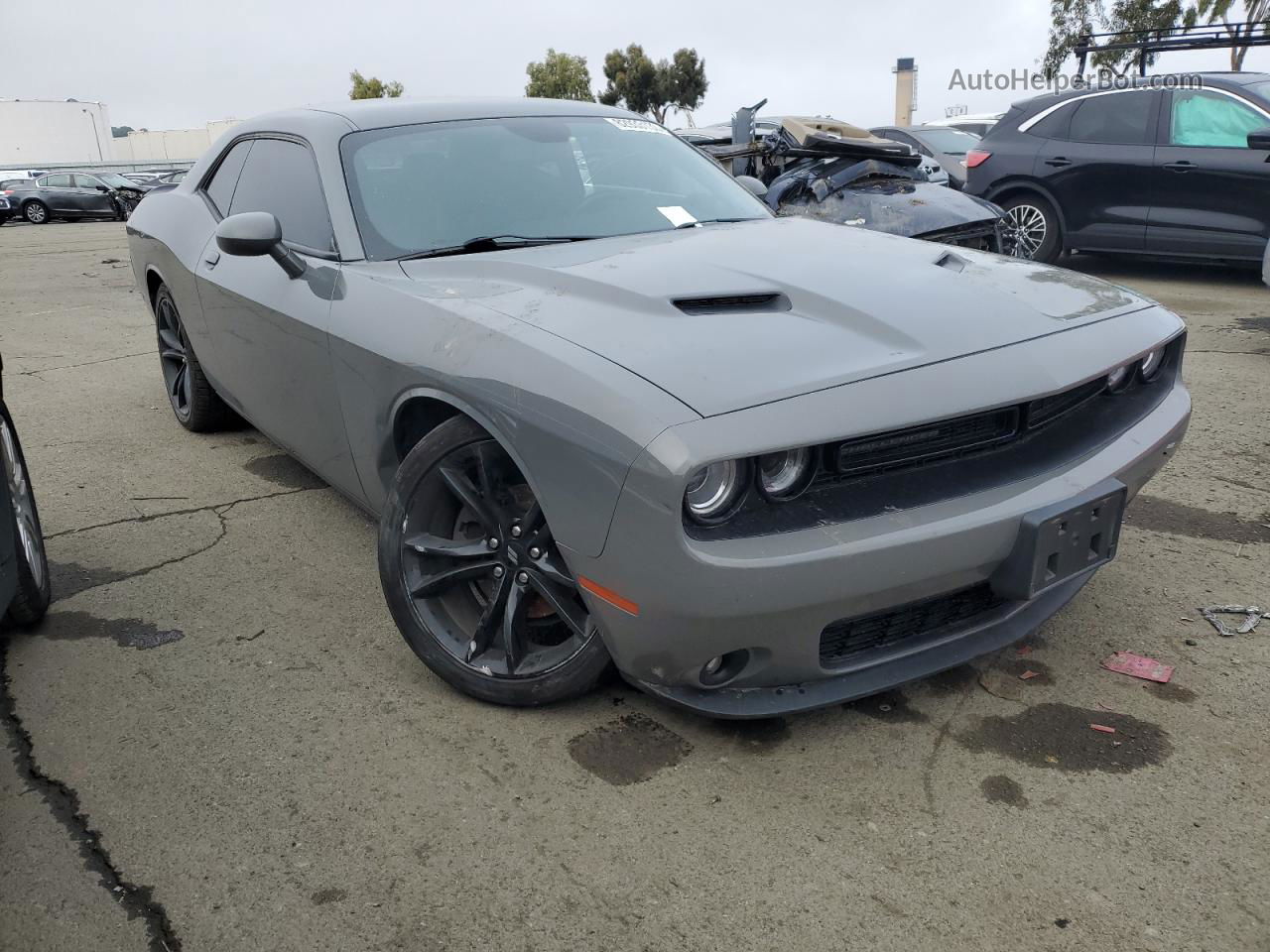 2018 Dodge Challenger Sxt Gray vin: 2C3CDZAGXJH333664